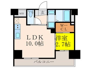 アドバンス江坂ラシュレの物件間取画像